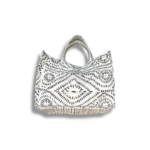 Sac Bogolan blan afriqueartisanal