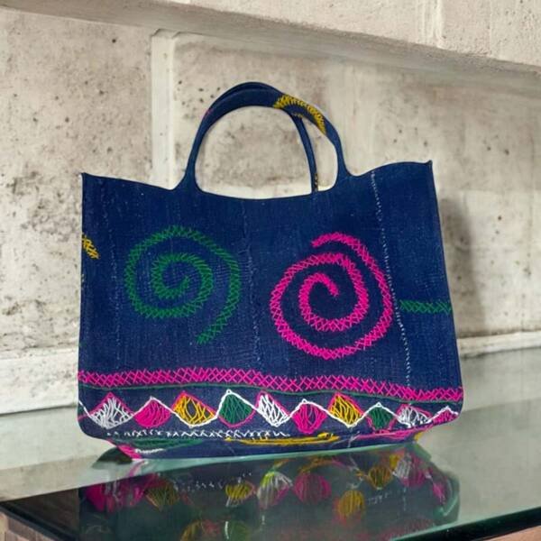 sac Bogolan multicolore